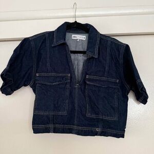 Zara Indigo Denim Jacket